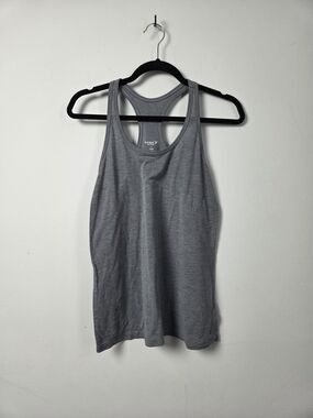 Old Navy Gray Racerback Tank - Slim Athletic Silhouette